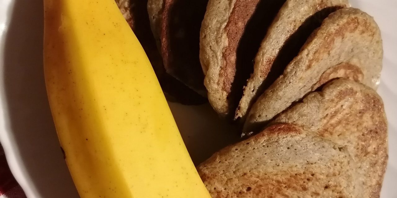 Pancake con banane e cocco